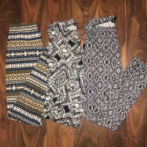 Super soft leggings with colorful Prints